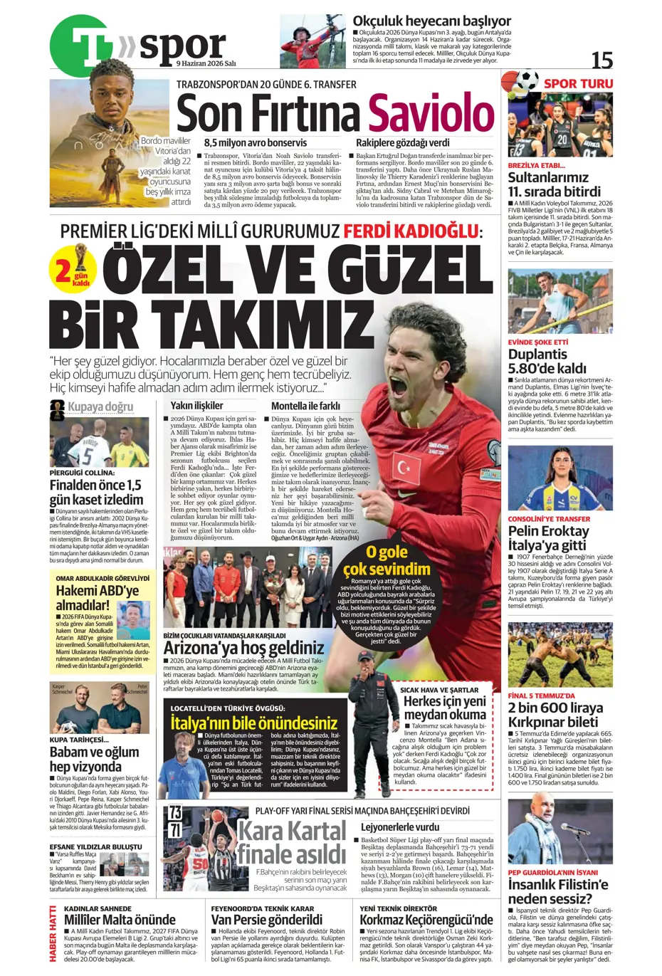 Aziz Yıldırım sonrası ilk ayrılık için İstanbul'a geliyorlar | Sporun manşetleri - 17 Aziz Yıldırım sonrası ilk ayrılık için İstanbul'a geliyorlar | Sporun manşetleri - 17