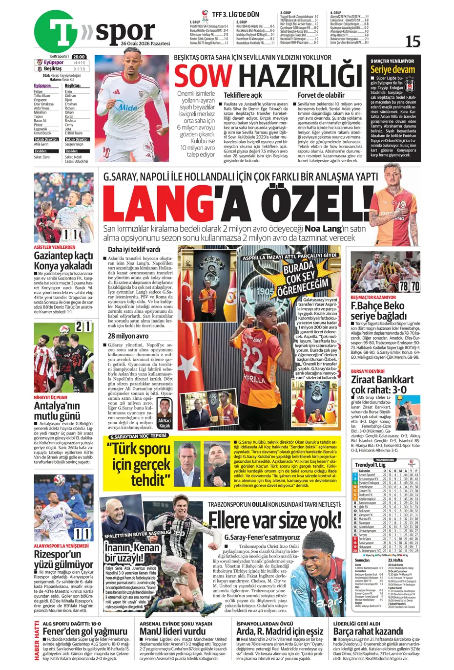 "Galatasaray'dan Icardi için bomba karar çıktı" | Sporun manşetleri - 12