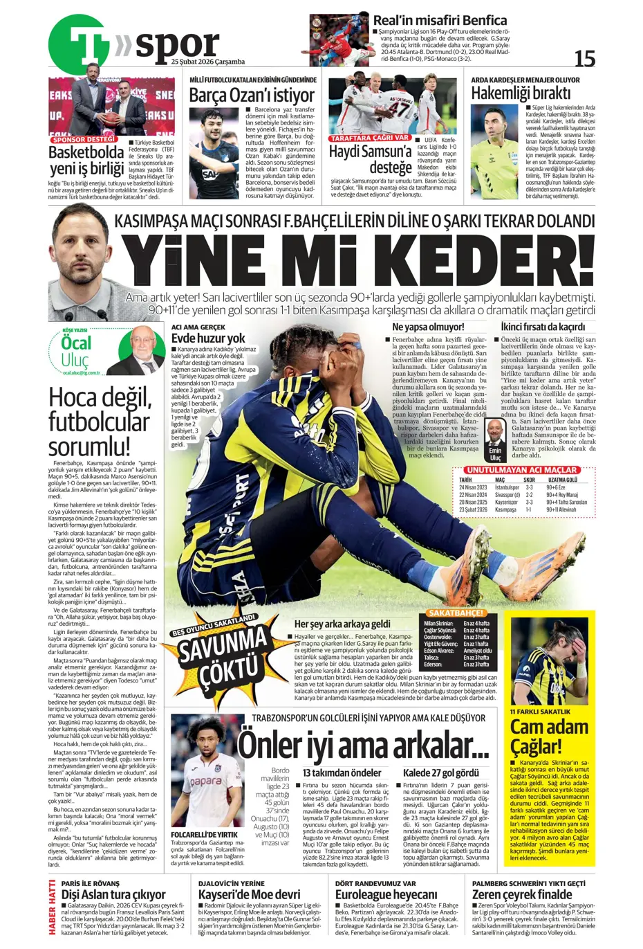 "Fenerbahçe'de Vedat Muriqi sürprizi yaşanıyor" | Sporun manşetleri - 24