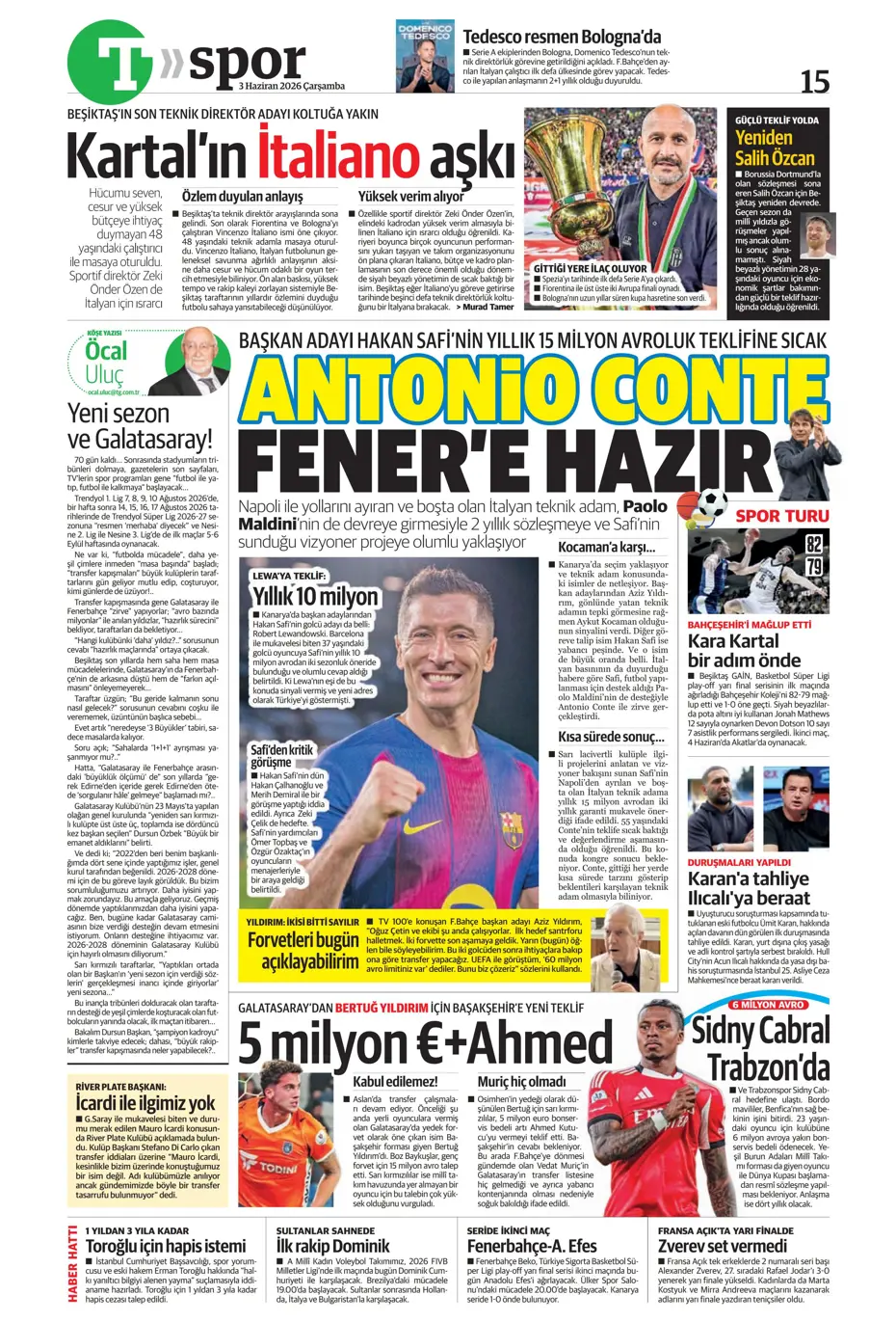 Hakan Safi'den kaleci bombası: Maldini bu ismi bizzat önerdi | Sporun manşetleri - 19