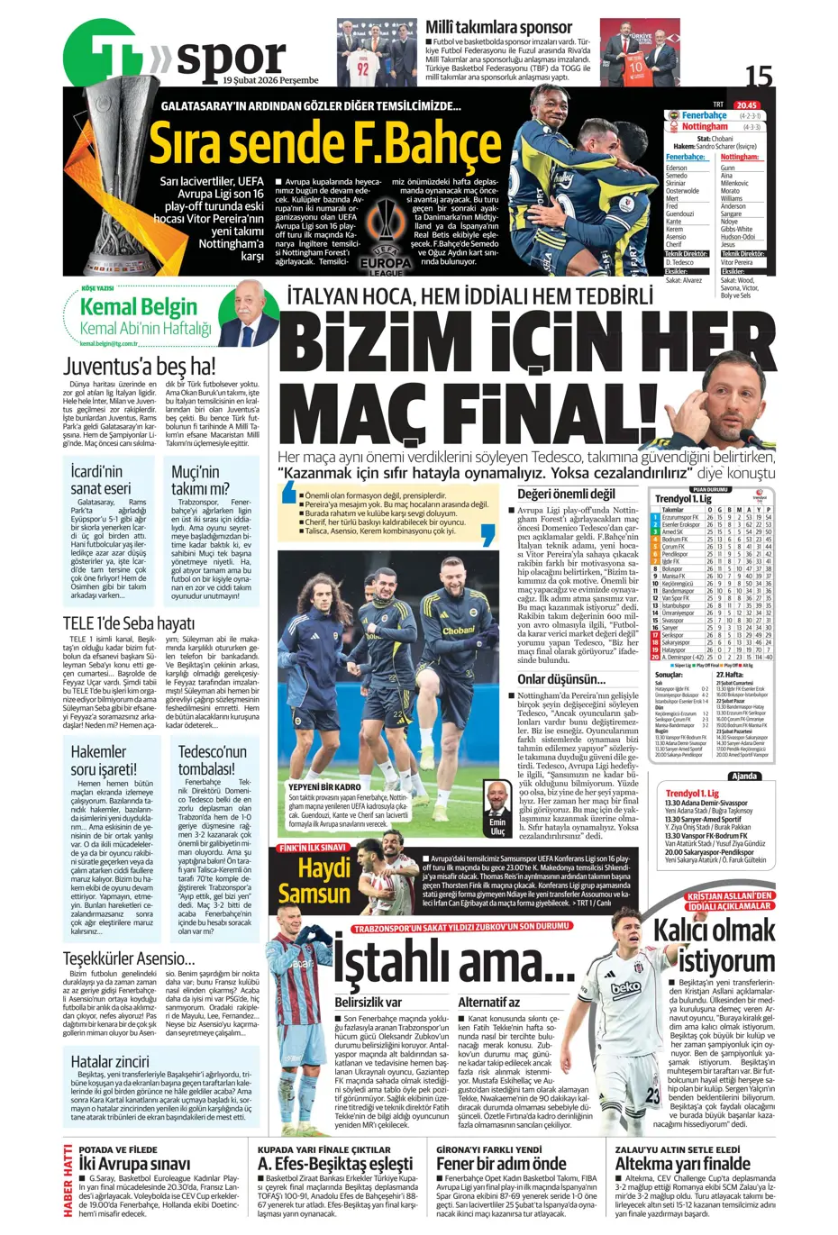 "Napoli'den Galatasaray'a Noa Lang için görülmemiş jest" | Sporun manşetleri - 19