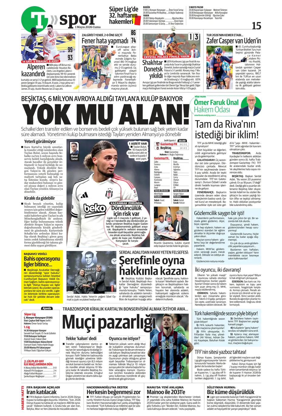 Fenerbahçe'den Salah bombası: Görüşme yapıldı | Sporun manşetleri - 25 Fenerbahçe'den Salah bombası: Görüşme yapıldı | Sporun manşetleri - 25
