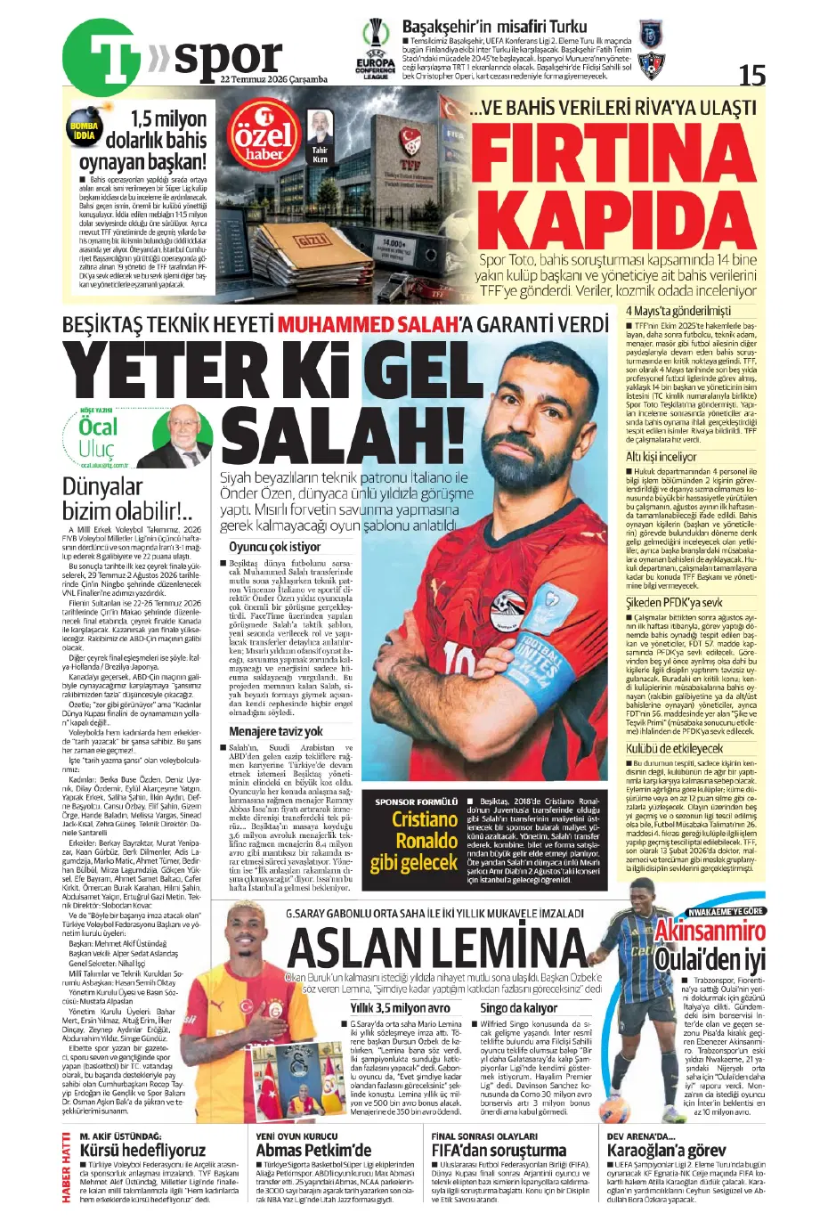 Ollie Watkins Fenerbahçe'ye geliyor | Sporun manşetleri - 13 Ollie Watkins Fenerbahçe'ye geliyor | Sporun manşetleri - 13