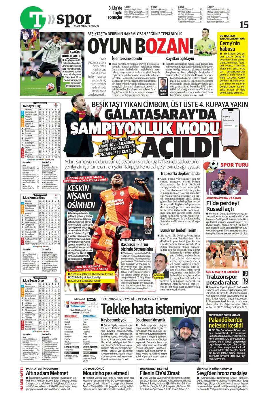"Eller yukarı! Ben Cherif" | Sporun manşetleri - 9