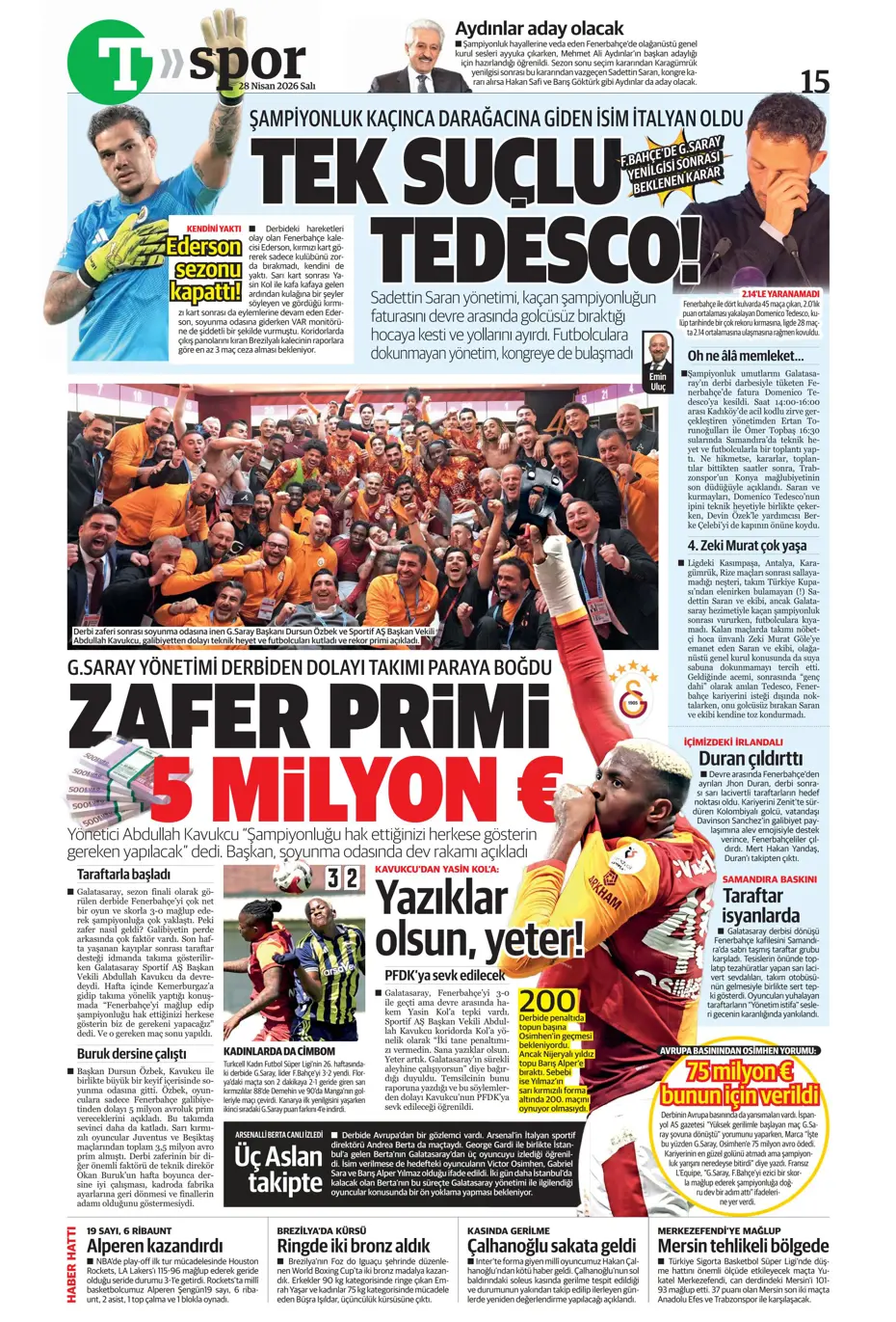 Osimhen'i Galatasaray'dan almaya geldiler! Dursun Özbek'le görüşme | Sporun manşetleri - 30 Osimhen'i Galatasaray'dan almaya geldiler! Dursun Özbek'le görüşme | Sporun manşetleri - 30