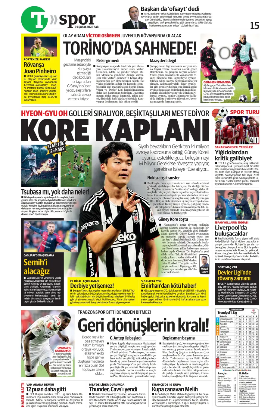 "Okan Buruk'tan bomba karar: Artık Osimhen'siz kalmayacak" | Sporun manşetleri - 26