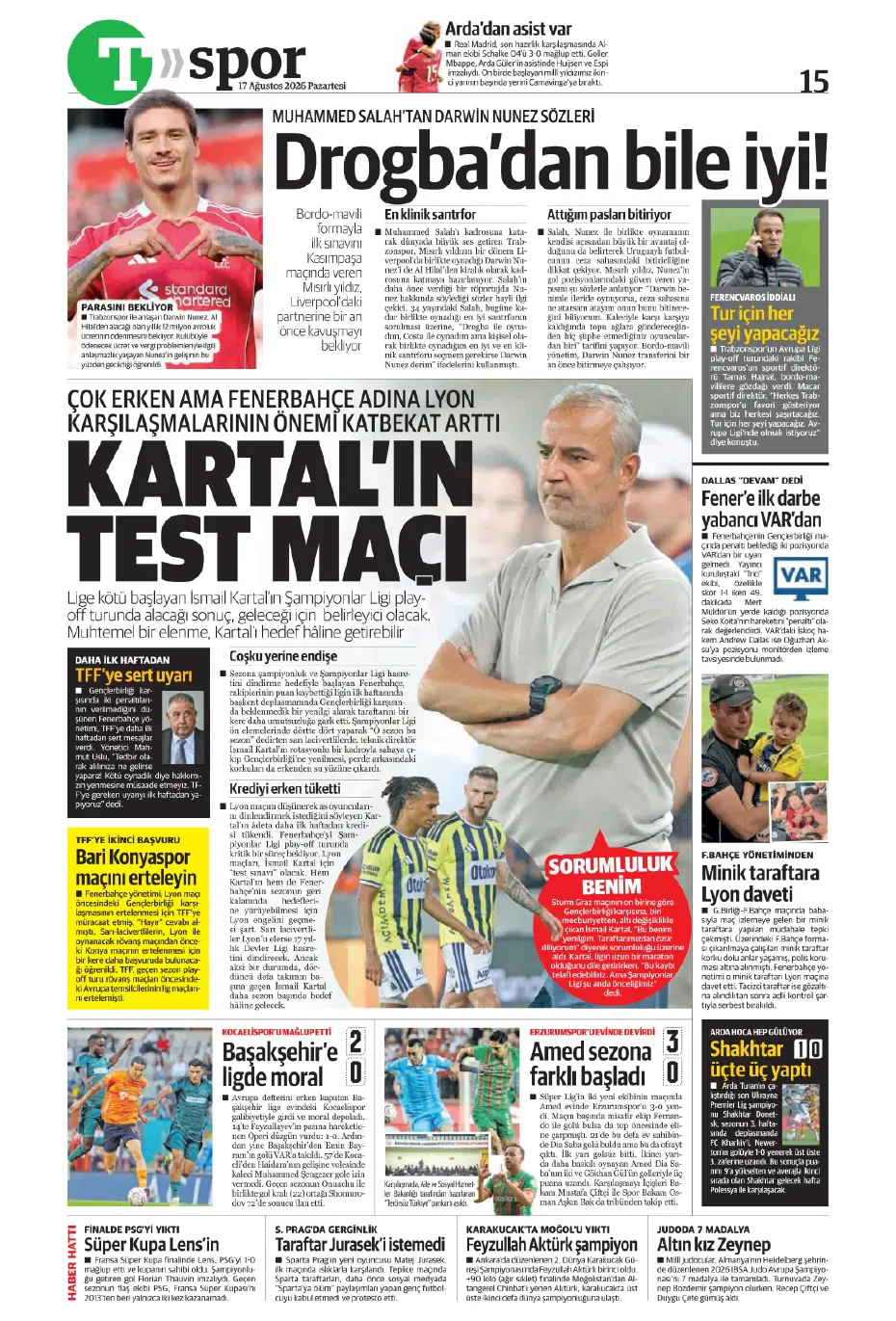 Fenerbahçe'de 2. kaptan Hakan Çalhanoğlu | Sporun manşetleri - 23 Fenerbahçe'de 2. kaptan Hakan Çalhanoğlu | Sporun manşetleri - 23