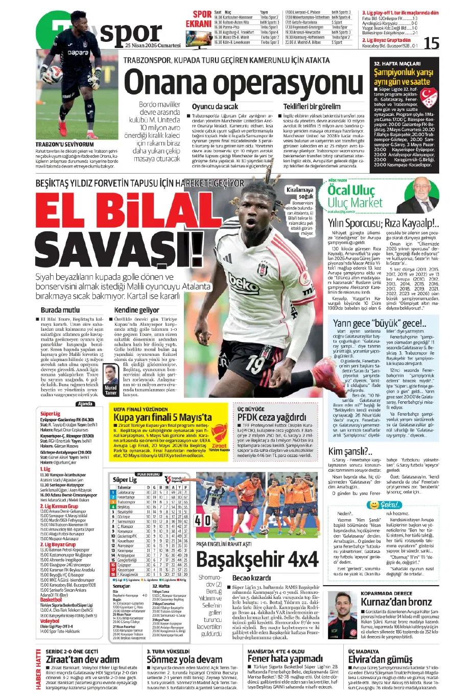 "Orkun Kökçü için 60 milyon euroyu gözden çıkardılar" | Sporun manşetleri - 15