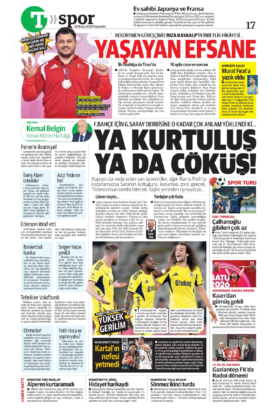 "Koopmeiners Galatasaray'a doğru" | Sporun manşetleri - 21