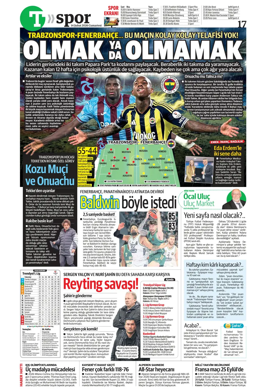 "Tedesco'dan Kerem Aktürkoğlu ve Musaba için flaş karar" | Sporun manşetleri - 15 "Tedesco'dan Kerem Aktürkoğlu ve Musaba için flaş karar" | Sporun manşetleri - 15