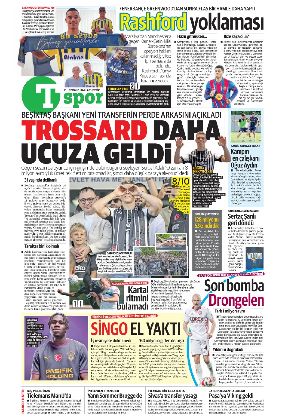 "Sıra geldi Rashford'a" | Sporun manşetleri - 12