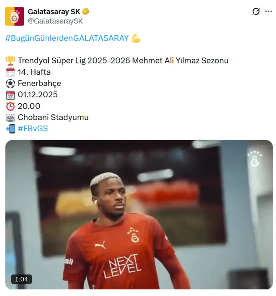 Fenerbahçe-Galatasaray derbisi öncesi dakika dakika gelişmeler: Peş peşe paylaşımlar geldi - 21