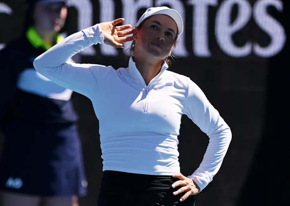 Zeynep Sönmez'i eleyen Kazak tenisçiden Türk taraftarlara olay hareket: Tribünde kıyamet koptu - 2