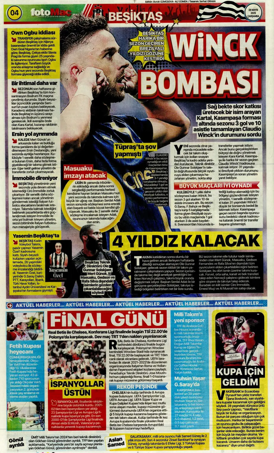 "Bernardo Silva'dan Aslan'a mesaj" | Sporun manşetleri - 13