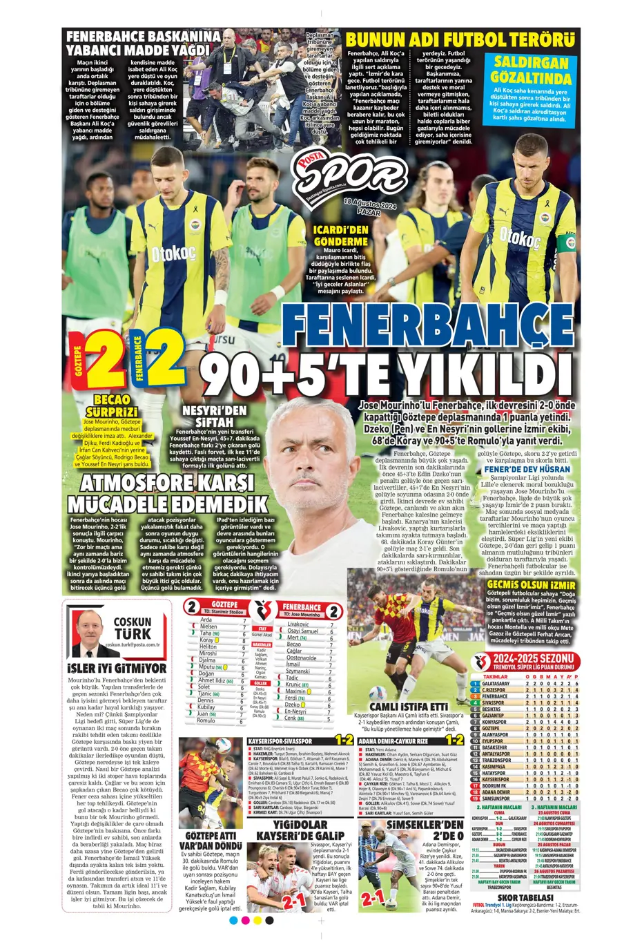 "Aslan'da Ziyech bilmecesi" | Sporun manşetleri (18 Ağustos 2024) - 27 "Aslan'da Ziyech bilmecesi" | Sporun manşetleri (18 Ağustos 2024) - 27