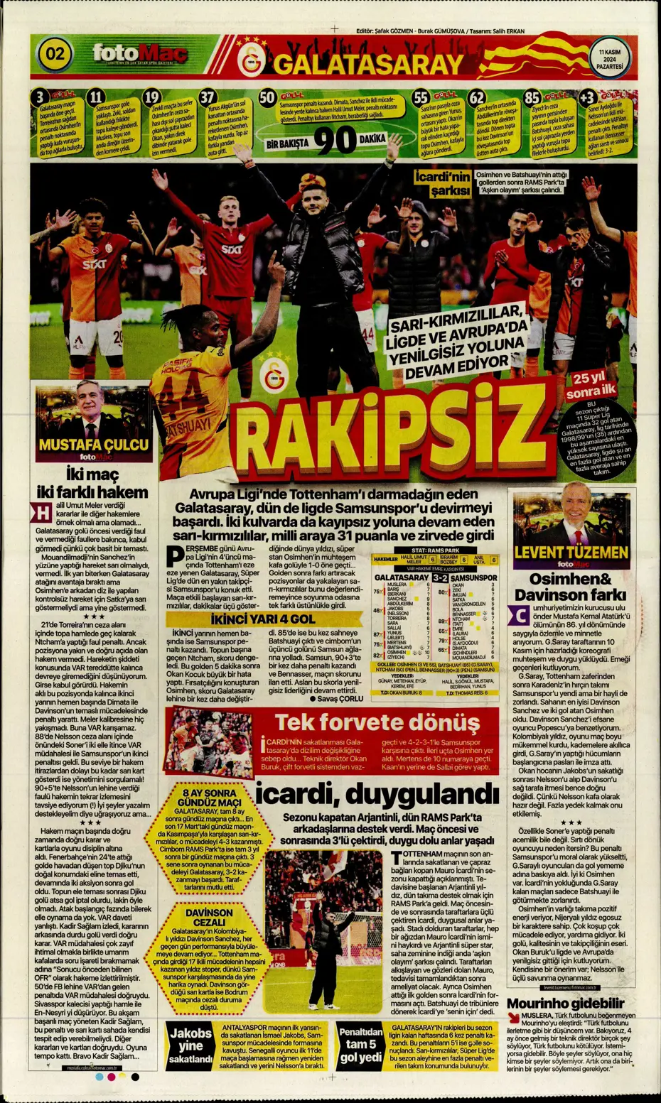 "Fenerbahçe'den Talisca ve Dybala bombası" | Sporun manşetleri - 9 "Fenerbahçe'den Talisca ve Dybala bombası" | Sporun manşetleri - 9