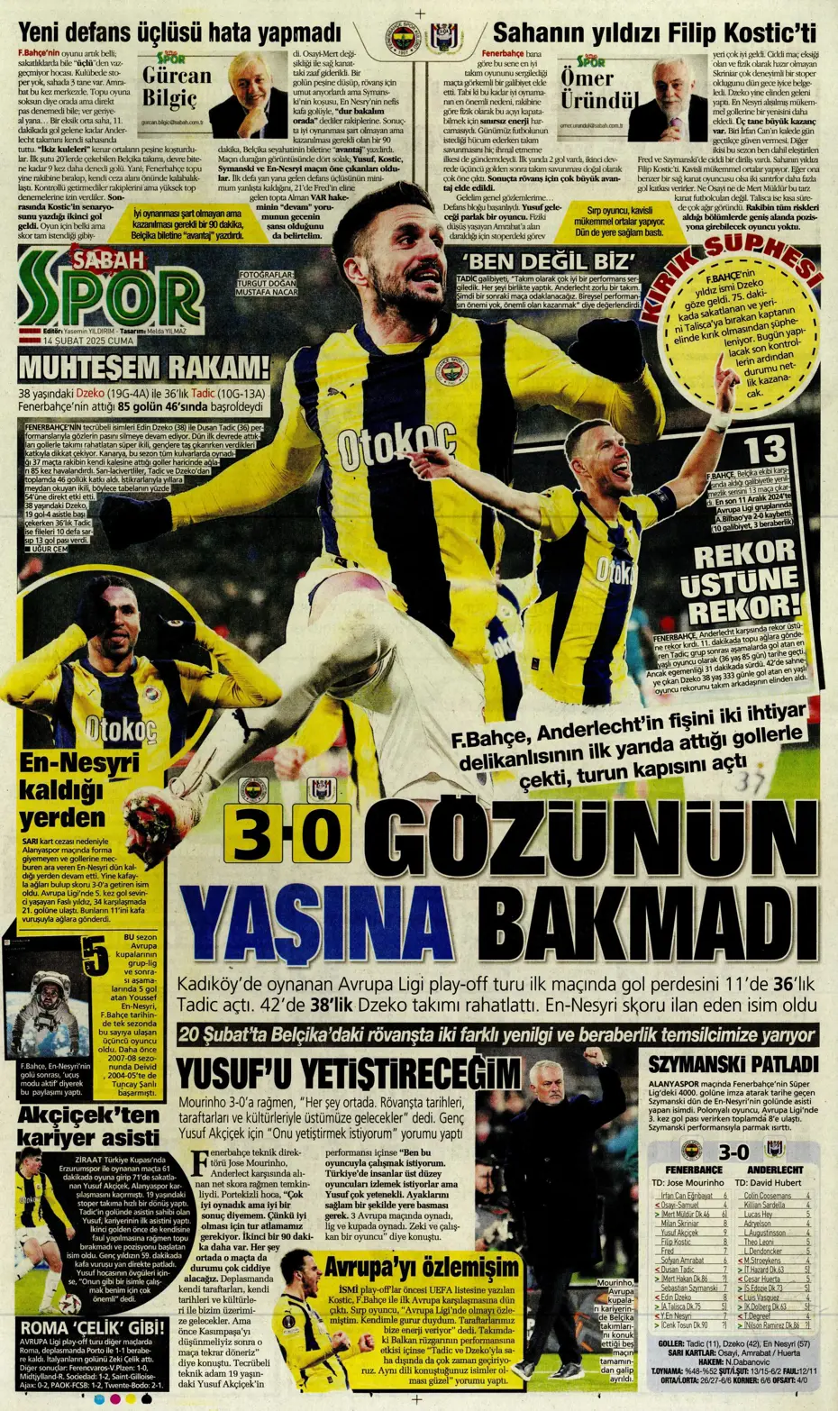 "Galatasaray'ın Avrupa AZabı" | Sporun manşetleri - 26 "Galatasaray'ın Avrupa AZabı" | Sporun manşetleri - 26