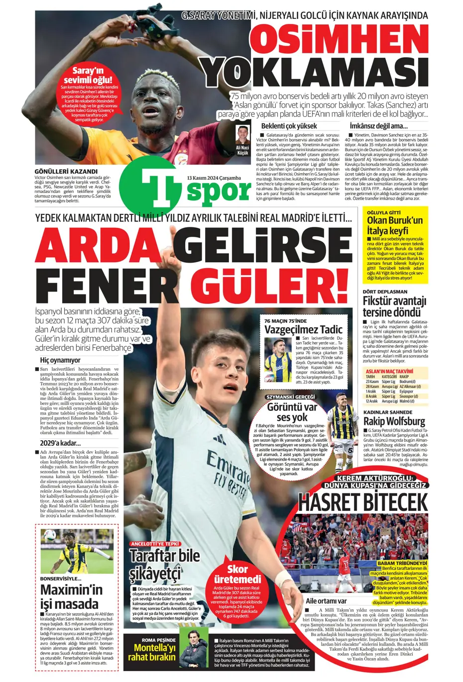 "Mario Branco'dan Fenerbahçe'ye 3 yıldız" | Sporun manşetleri - 23