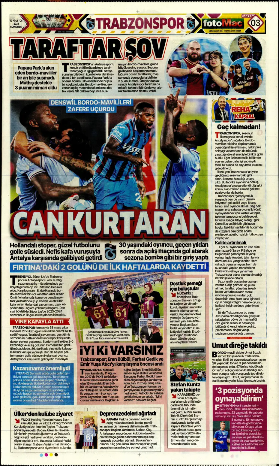 "Galatasaray'la anlaştım, bırakın gideyim" | Sporun manşetleri (12 Ağustos 2023) - 14