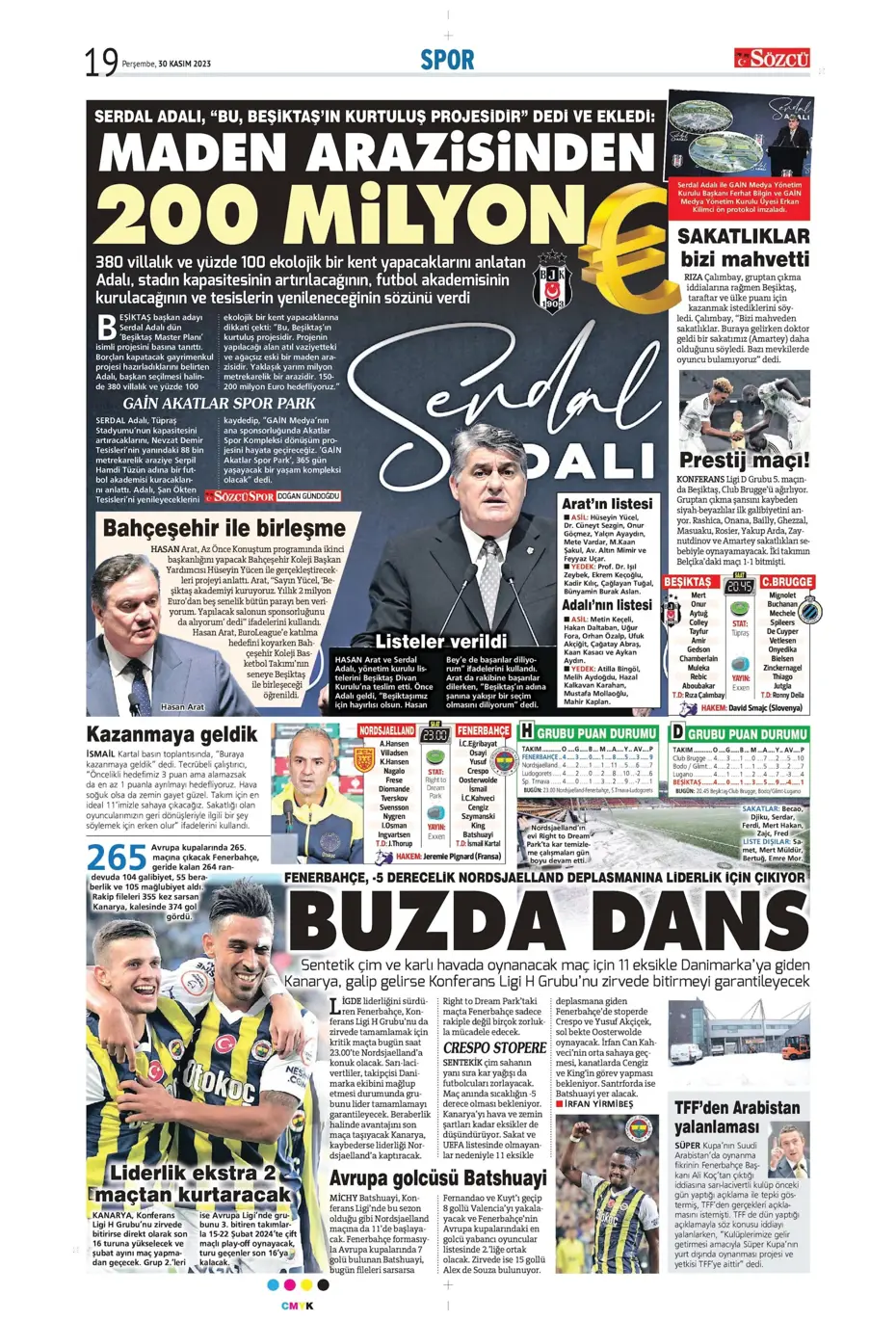 "Çok büyüksün Hakim Bey" | Sporun manşetleri (30 Kasım 2023) - 33 "Çok büyüksün Hakim Bey" | Sporun manşetleri (30 Kasım 2023) - 33
