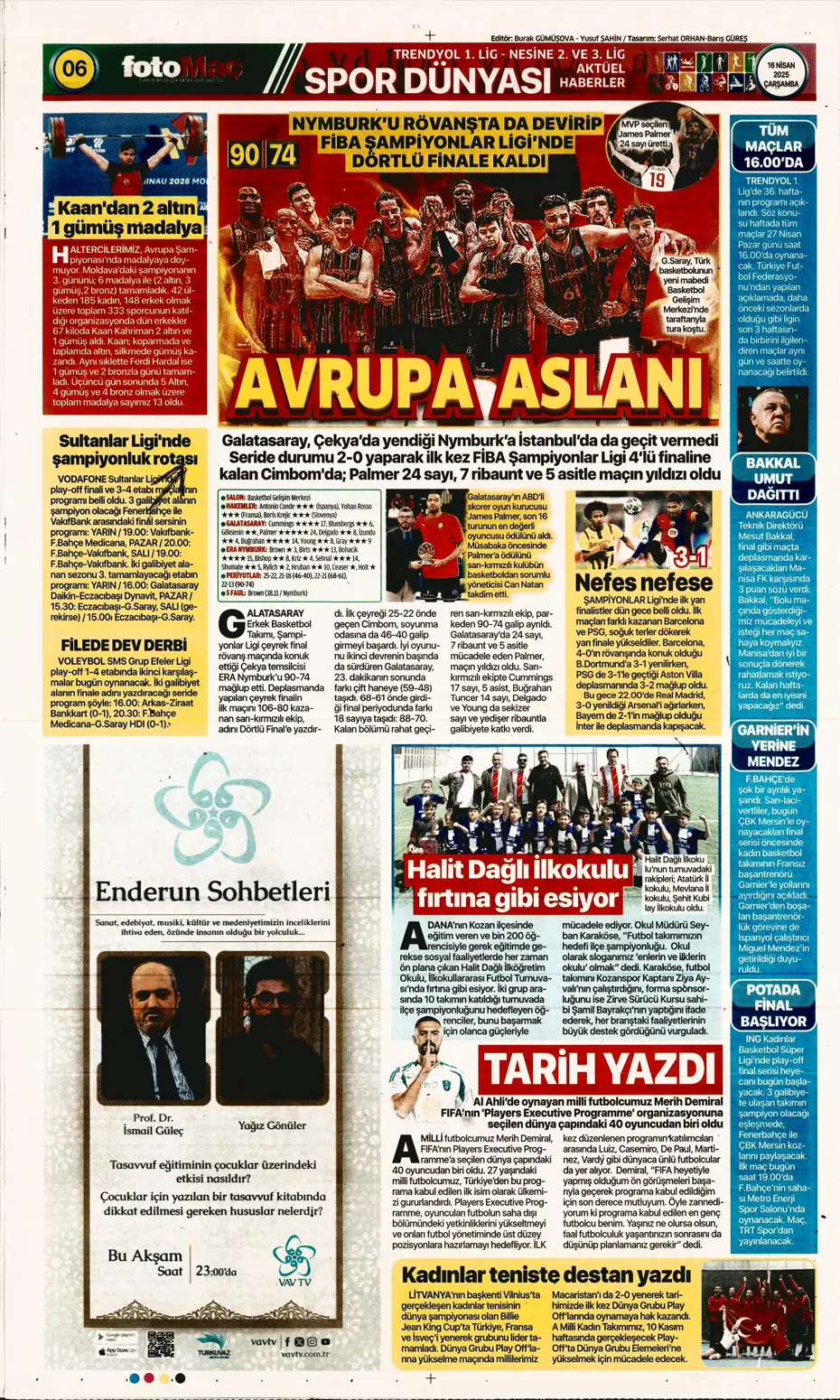 "Kim Min-Jae heyecanı" | Sporun manşetleri - 15