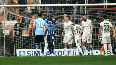 2 kırmızı kart, penaltı, iki gol! Adana'da kazanan çıkmadı