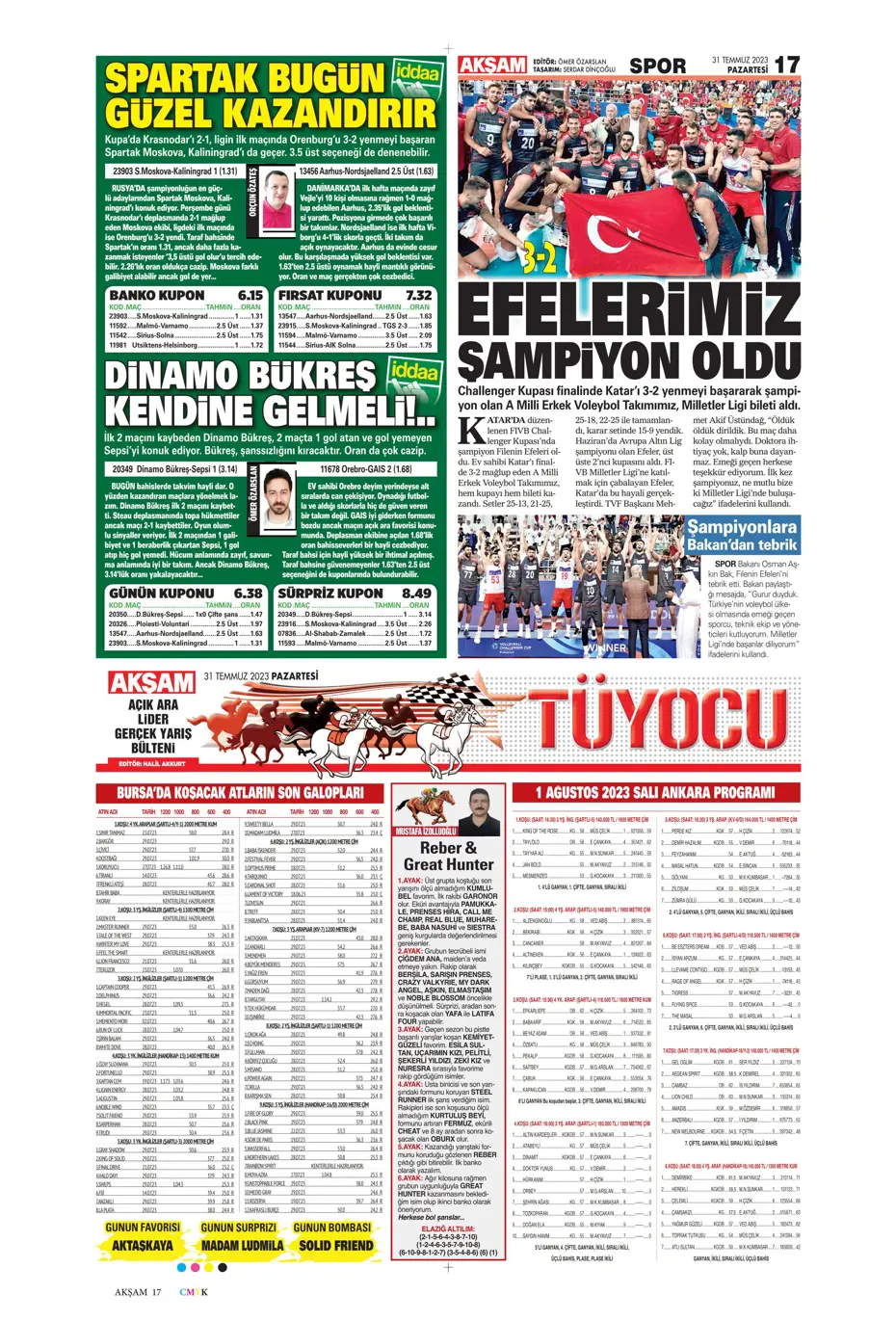 "Zaha'nın rövanşı Felix" | Sporun Manşetleri (31 Temmuz 2023) - 4