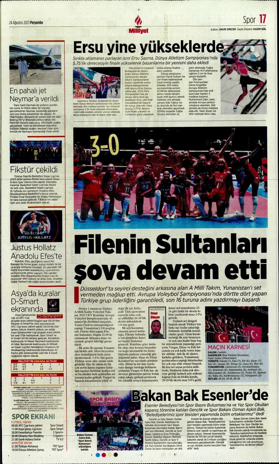 "İyi ki varsın Mauro Icardi" | Sporun manşetleri (24 Ağustos 2023) - 25