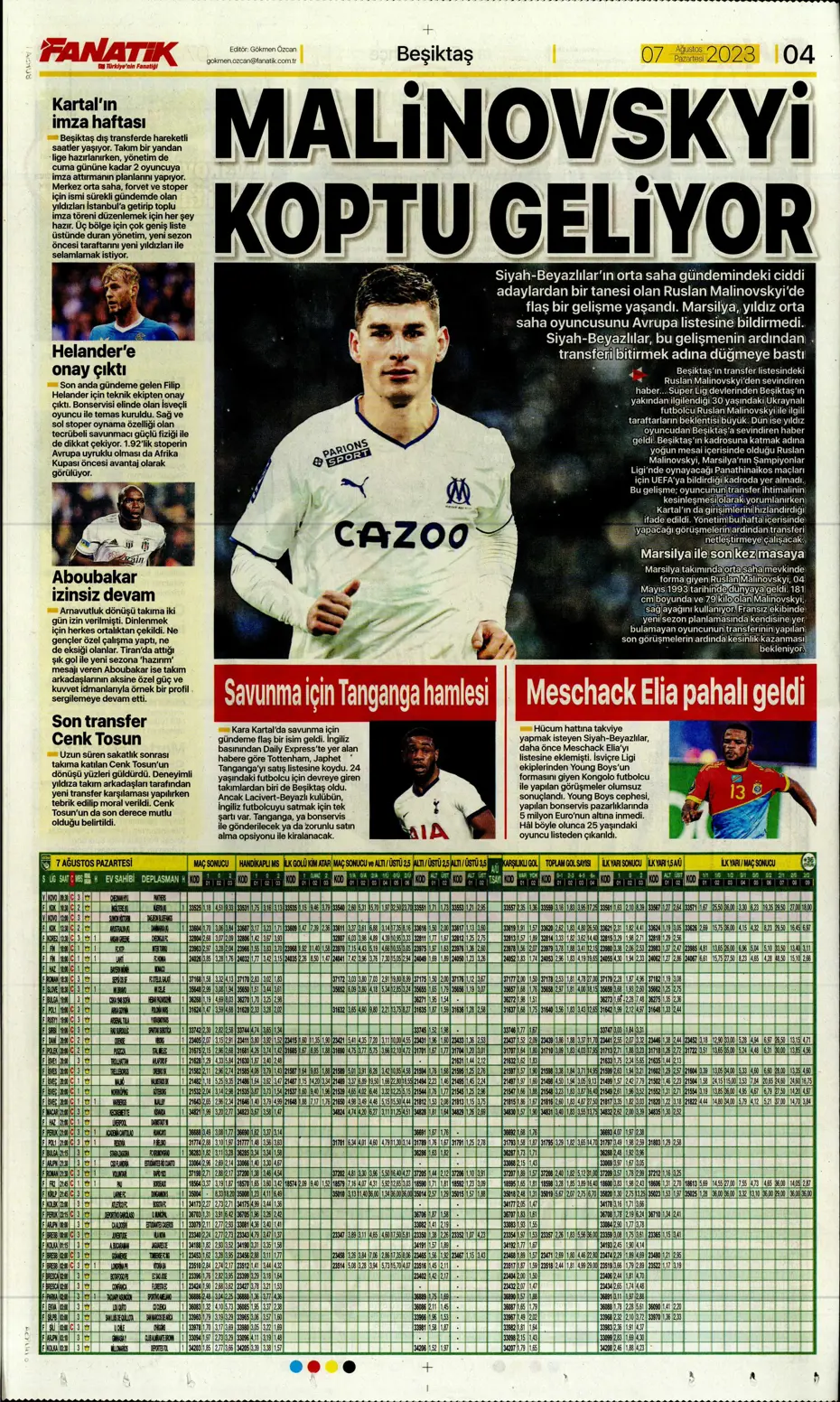 "Zaniolo gidiyor, Talisca geliyor" | Sporun manşetleri (7 Ağustos 2023) - 5 "Zaniolo gidiyor, Talisca geliyor" | Sporun manşetleri (7 Ağustos 2023) - 5