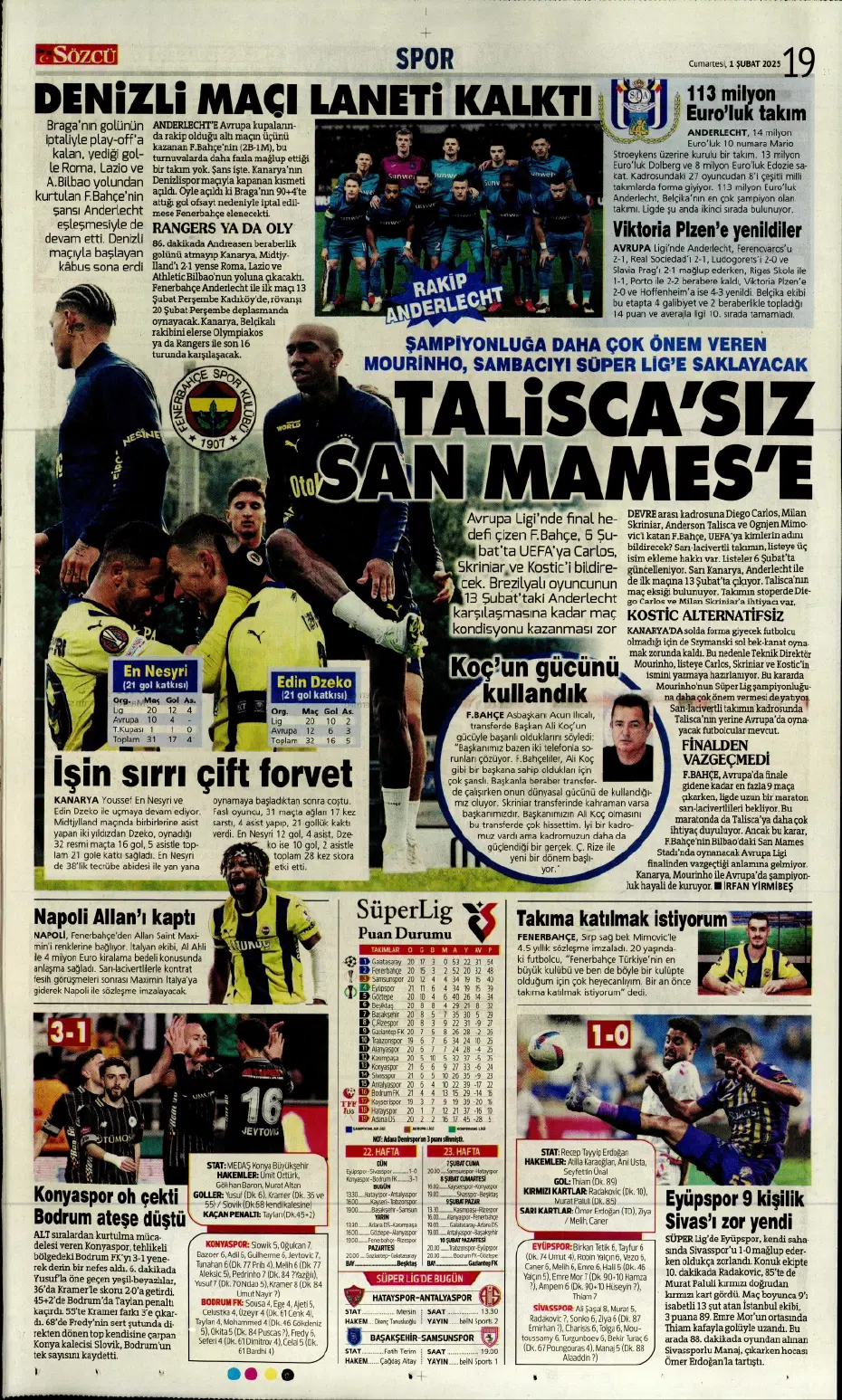"Morata geliyor" | Sporun manşetleri - 19