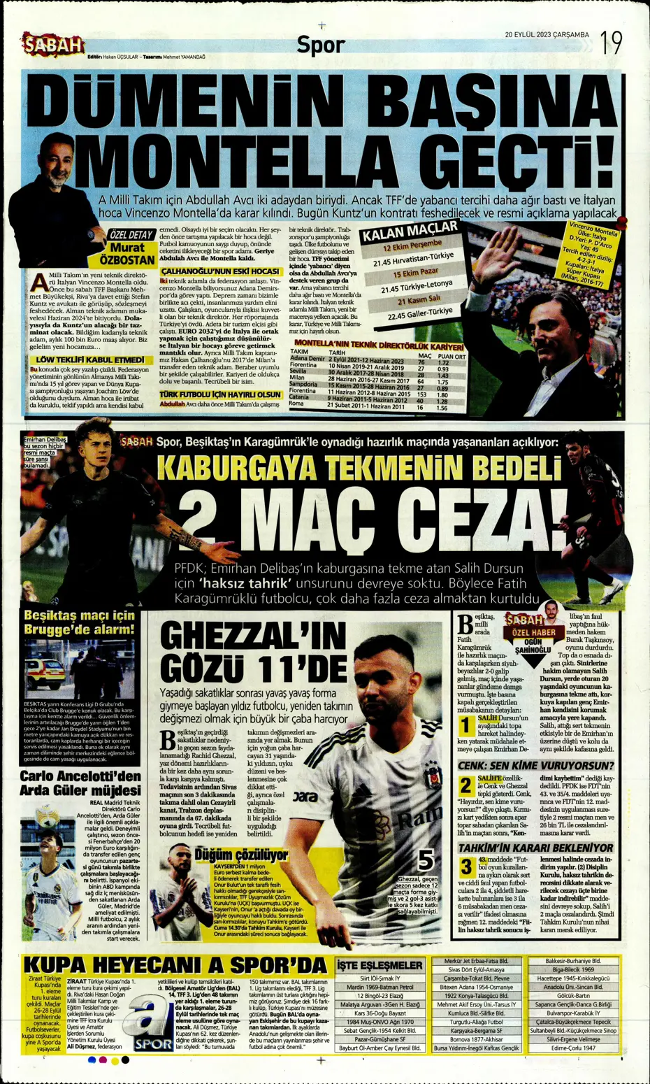 "Aslan devler sahnesinde" | Sporun Manşetleri - 22