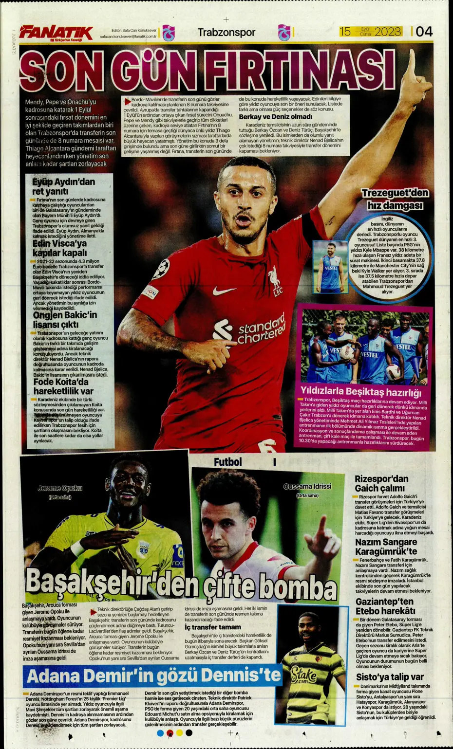 "Kartal'da Xeka seferberliği" | Sporun Manşetleri - 7