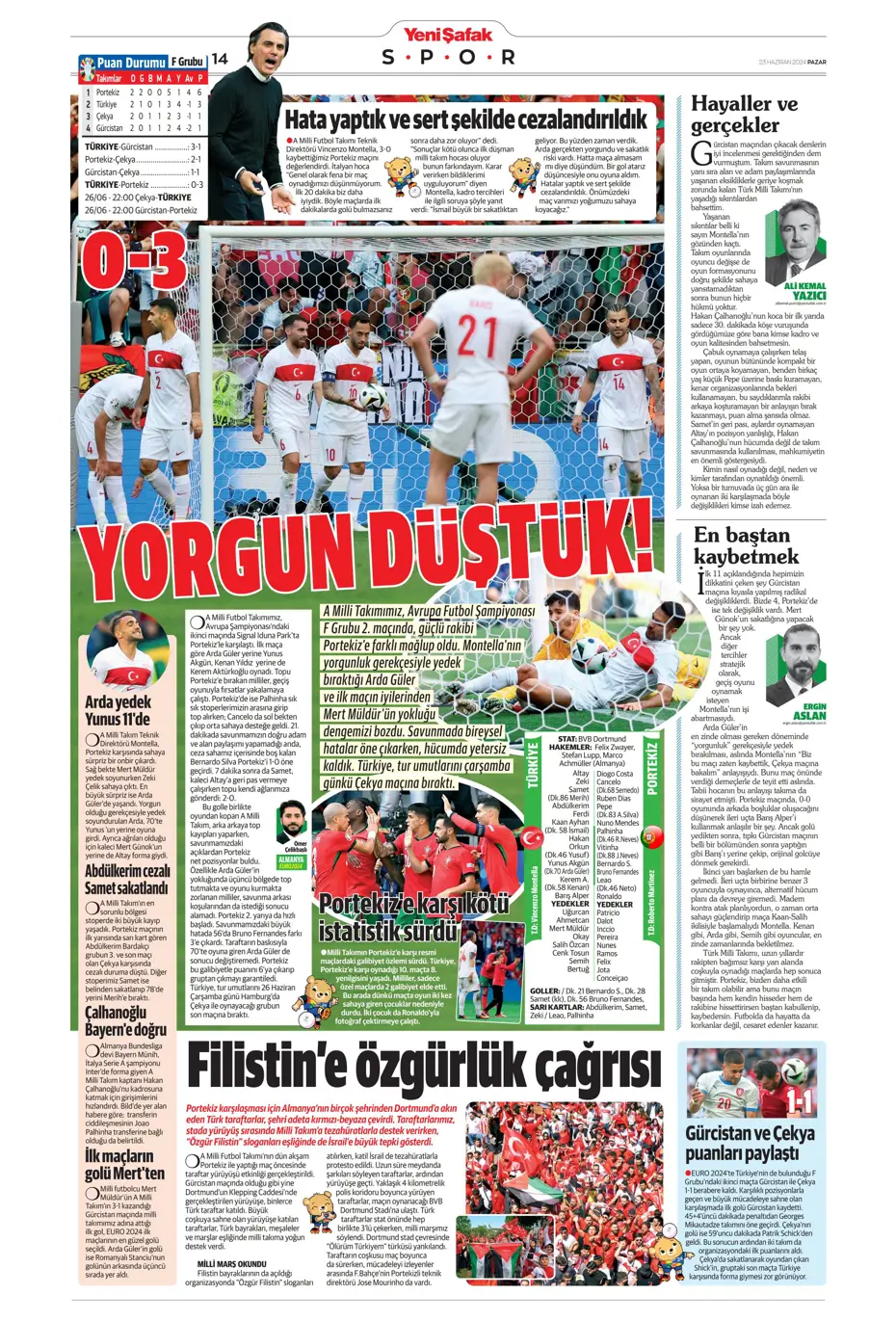 "Liderlik gitti tur elimizde" | Sporun Manşetleri (23 Haziran 2024) - 48