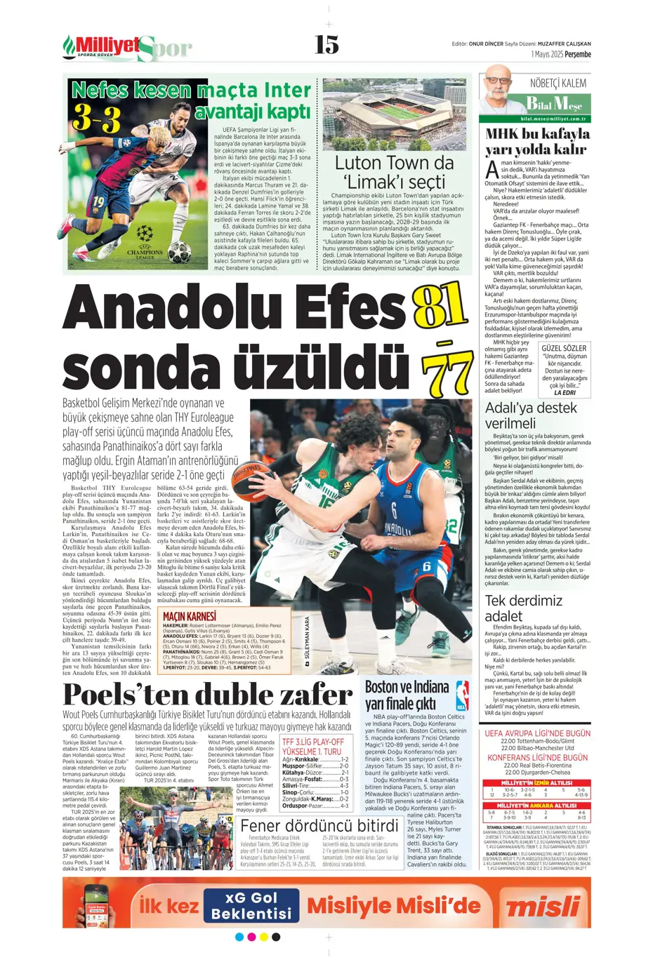 "Aslan'ın Sane planı" | Sporun manşetleri - 22