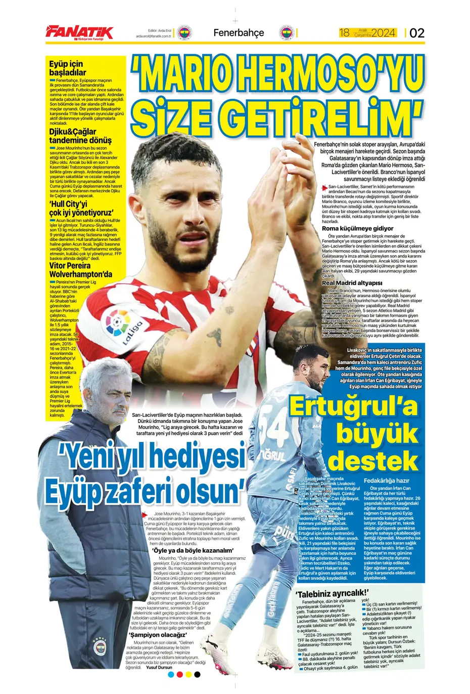 "Aslan Dybala'yı getiriyor" | Sporun manşetleri - 4
