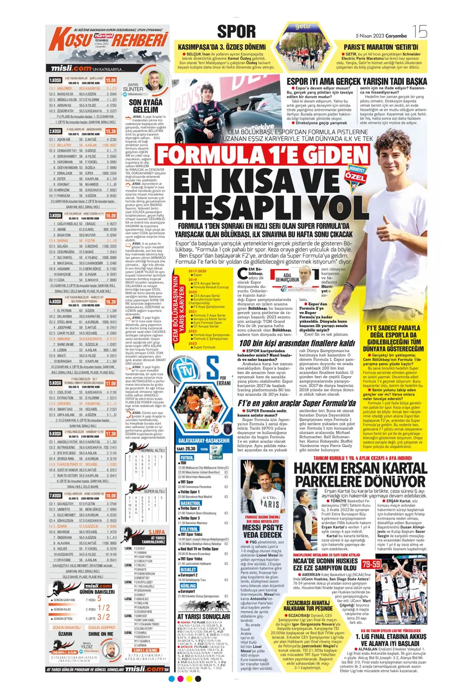 "Dünyada kimse buna penaltı demez" - Sporun manşetleri (5 Nisan 2023) - 18 "Dünyada kimse buna penaltı demez" - Sporun manşetleri (5 Nisan 2023) - 18