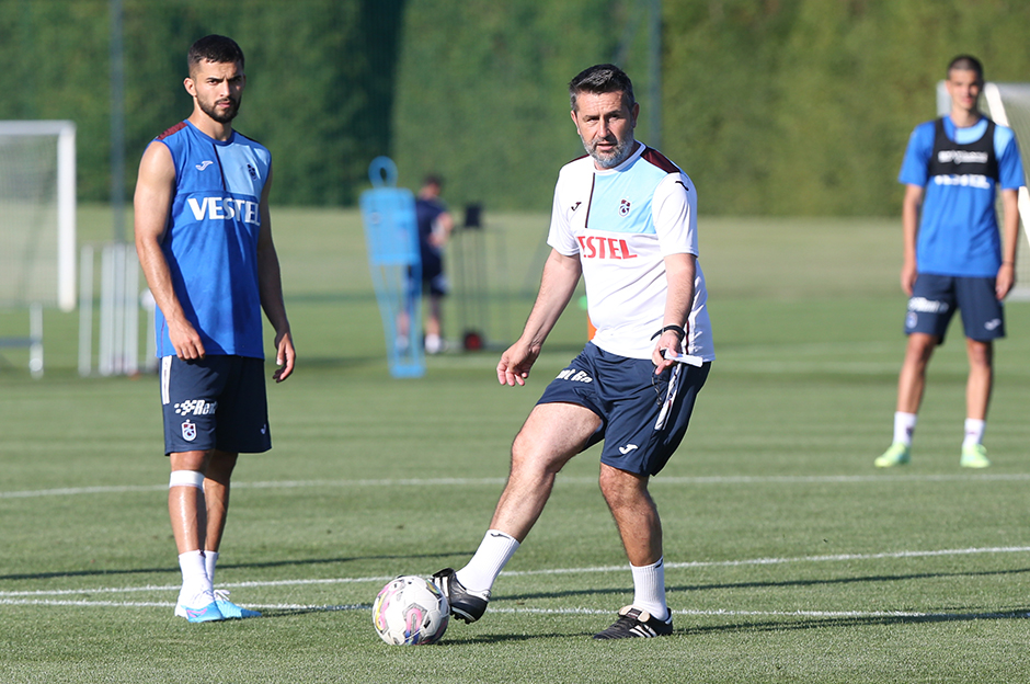 Trabzonspor milli futbolcularından yoksun çalıştı