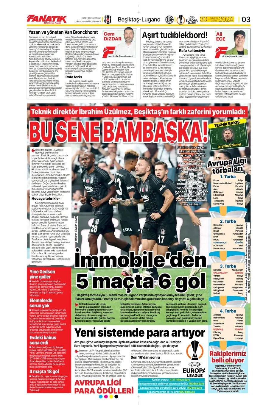 "Galatasaray yönetiminden flaş karar" | Sporun manşetleri (30 Ağustos 2024) - 2 "Galatasaray yönetiminden flaş karar" | Sporun manşetleri (30 Ağustos 2024) - 2