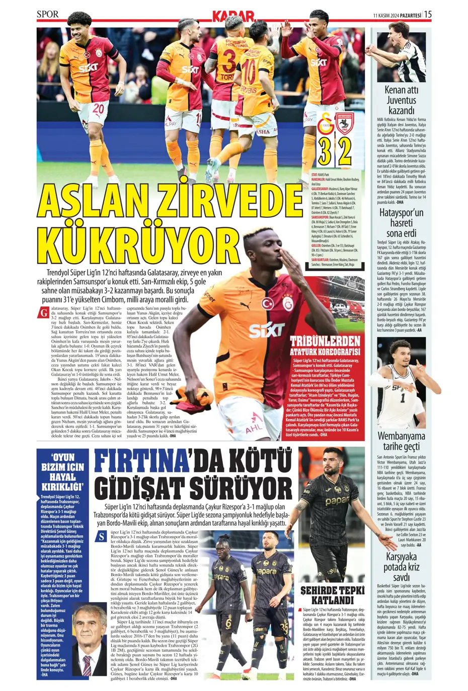"Fenerbahçe'den Talisca ve Dybala bombası" | Sporun manşetleri - 19 "Fenerbahçe'den Talisca ve Dybala bombası" | Sporun manşetleri - 19