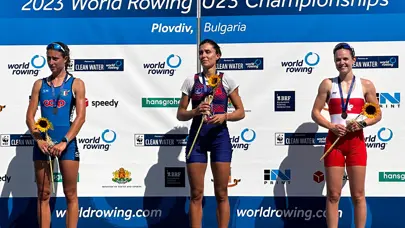 Milli kürekçi Elis Özbay, 23 yaş altında dünya şampiyonu oldu