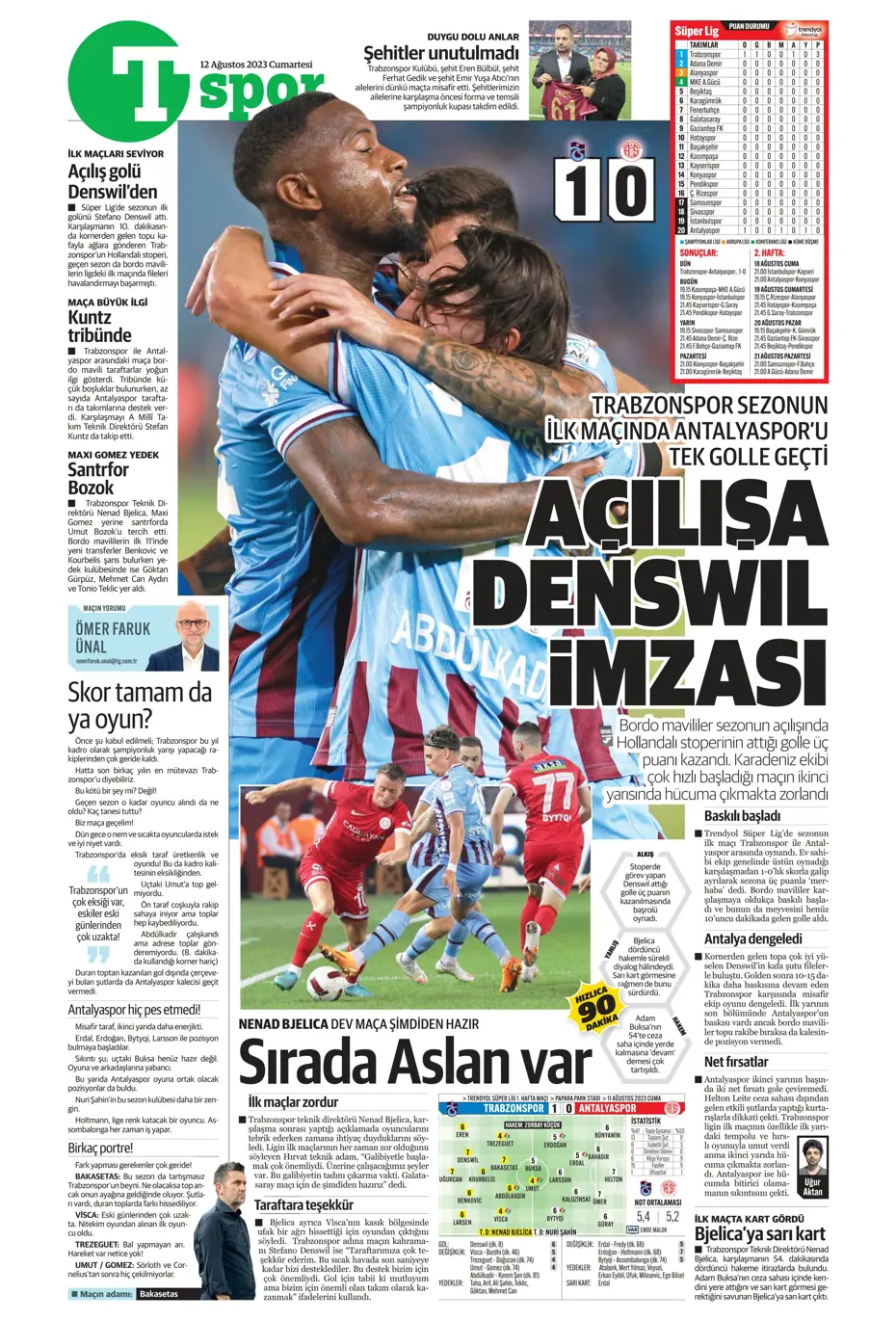 "Galatasaray'la anlaştım, bırakın gideyim" | Sporun manşetleri (12 Ağustos 2023) - 37