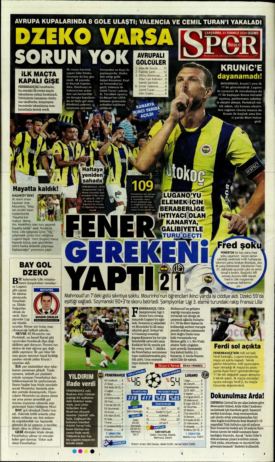 "Galatasaray'da orta sahada kriz var" | Sporun manşetleri - 27