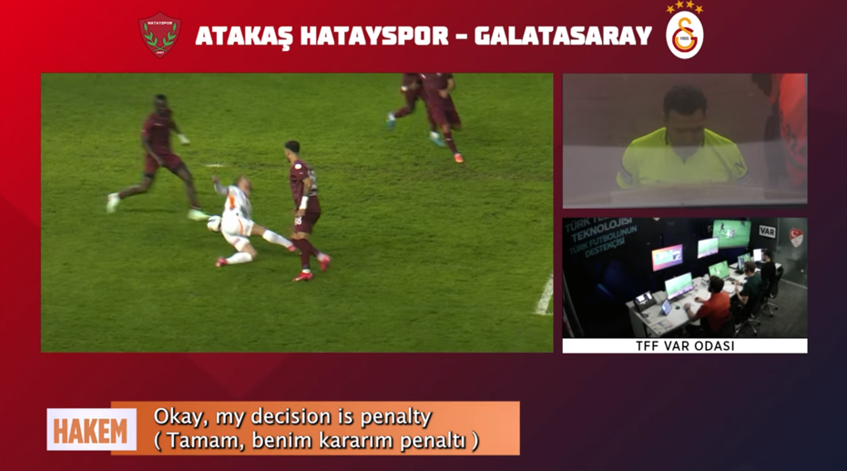 Fenerbahçe ve Galatasaray'ın maçlarındaki VAR konuşmaları açıklandı: Penaltı ve iptal edilen gol kararı - 4 Fenerbahçe ve Galatasaray'ın maçlarındaki VAR konuşmaları açıklandı: Penaltı ve iptal edilen gol kararı - 4
