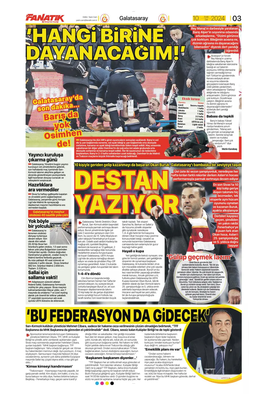 "Orban'ı Osimhen getiriyor" | Sporun manşetleri - 3