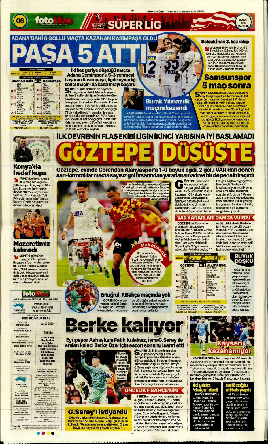 "Transferde Kartal haftası" | Sporun manşetleri - 11