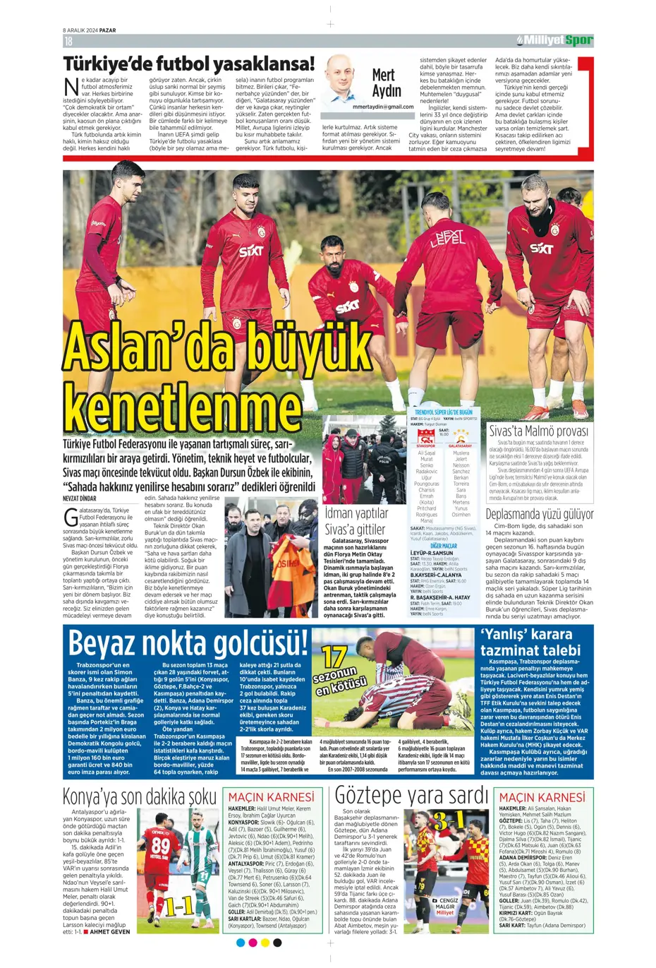 "Derbider Mourinho" | Sporun manşetleri - 20 "Derbider Mourinho" | Sporun manşetleri - 20
