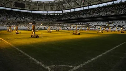 Derbi öncesi Tüpraş Stadı'na özel bakım