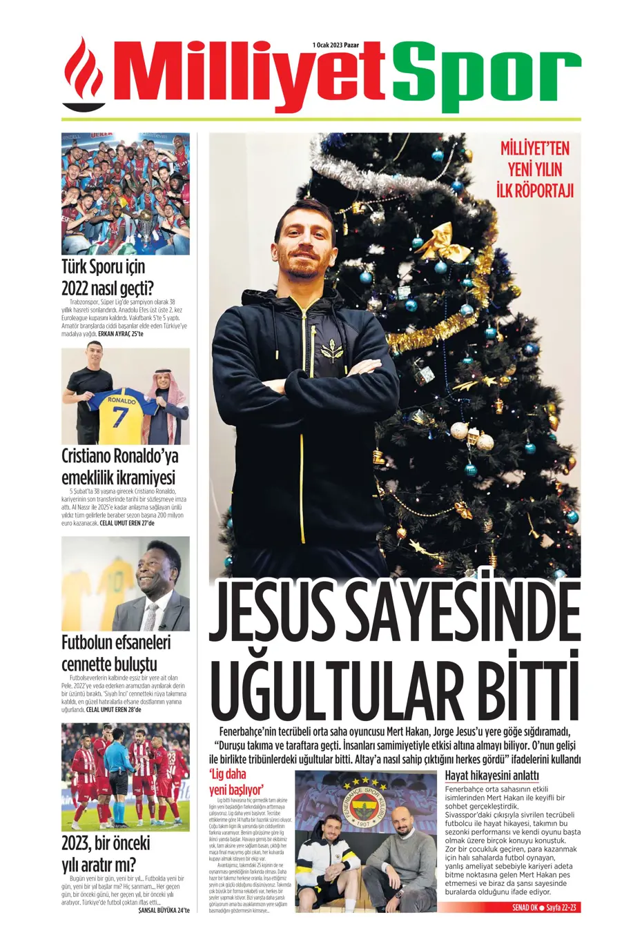 Sporun Manşetleri (1 Ocak 2023) - 19