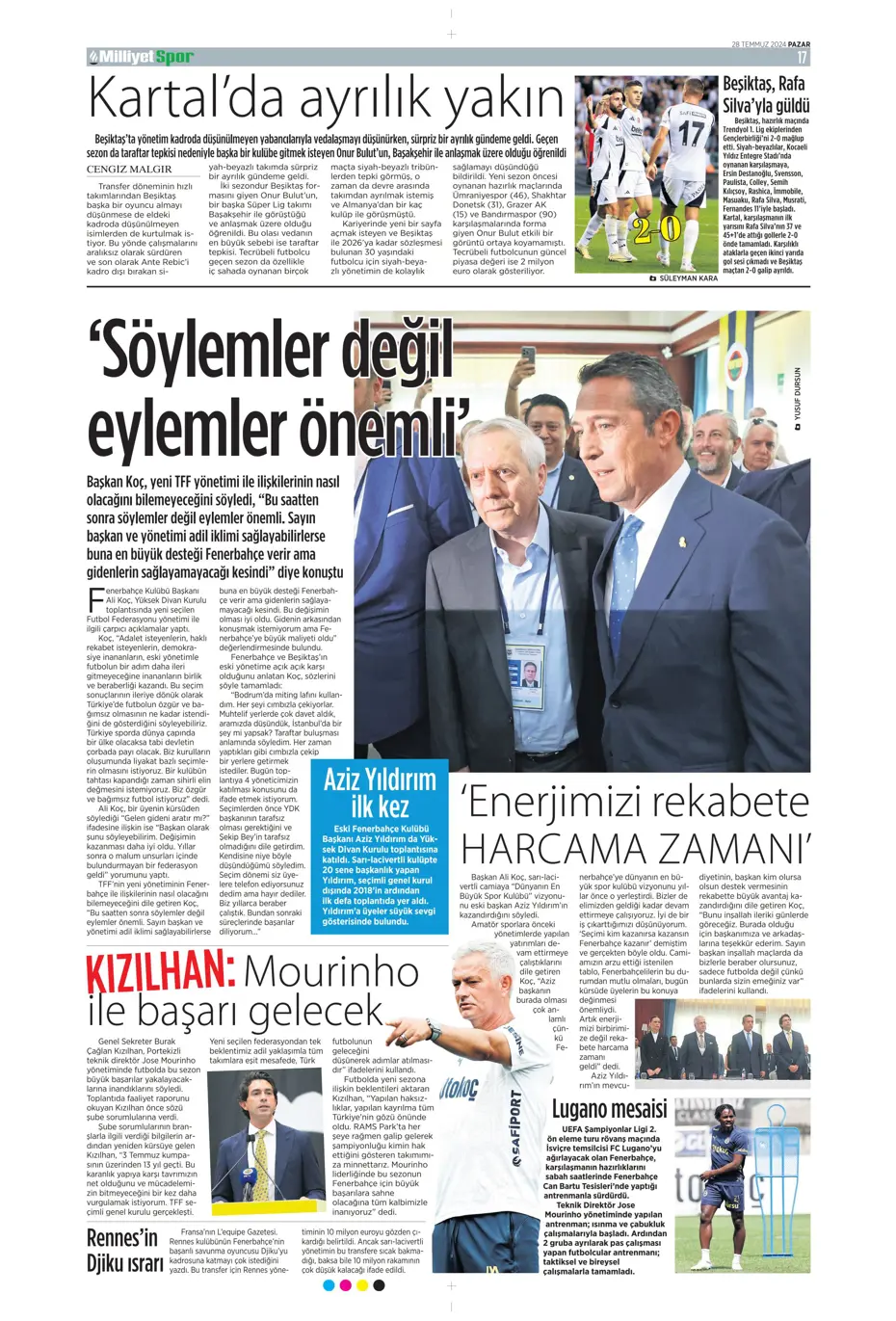 "Aslan'da rota Gravenberch" | Sporun Manşetleri (28 Temmuz 2024) - 19 "Aslan'da rota Gravenberch" | Sporun Manşetleri (28 Temmuz 2024) - 19