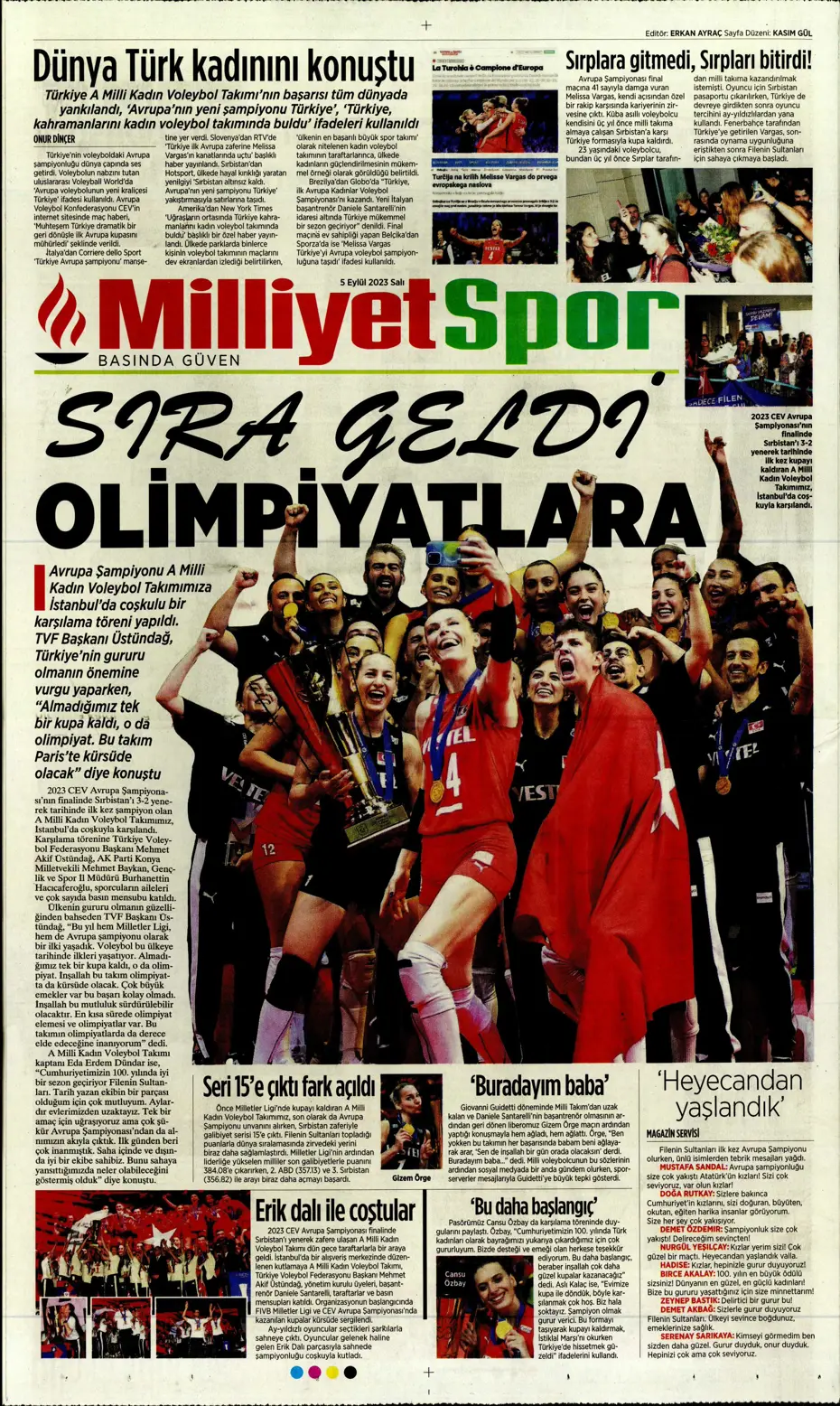 "Aslan'dan çifte bomba" | Sporun Manşetleri - 23 "Aslan'dan çifte bomba" | Sporun Manşetleri - 23